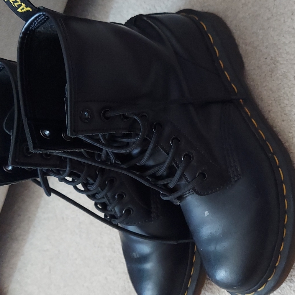 Dr. Martens Black Combat Boots